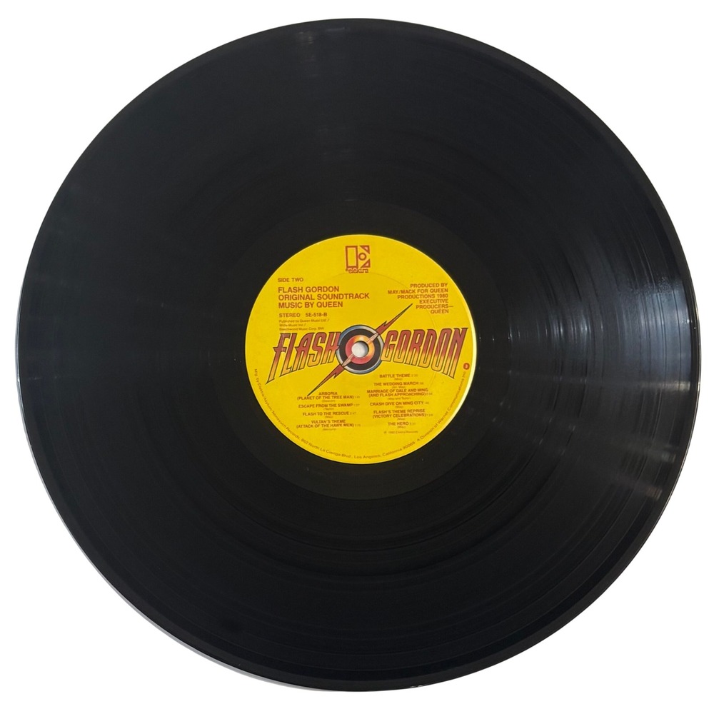 Queen Flash Gordon Original Soundtrack Vinyl LP 1980 Elektra 5E-518 CRC Vintage - Picture 2 of 6